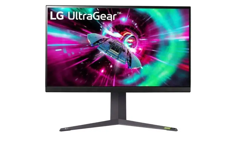 شاشة ألعاب UltraGear™ UHD مقاس 32 بوصة وسرعة ١ مللي ثانية وسرعة ١٤٤ هرتز  متوافق مع تقنية NVIDIA® G-SYNC®