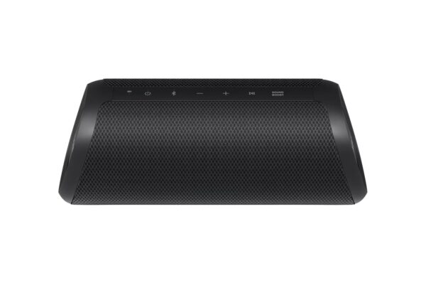 ⁦مكبر صوت LG XBOOM GO XG7QBK المحمول - بلوتوث، بطارية 24 ساعة، IP67، تعزيز الصوت⁩ - الصورة ⁦2⁩
