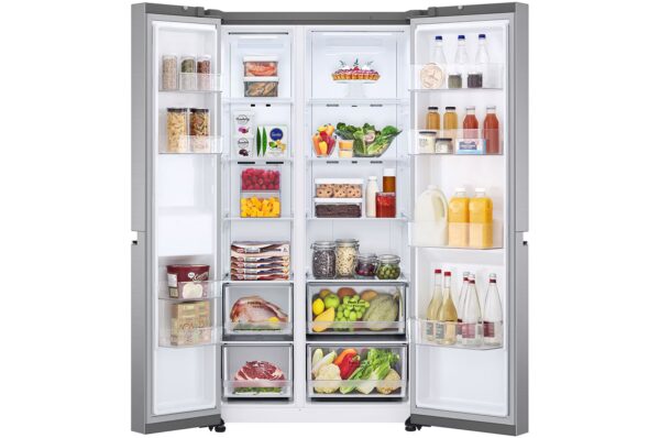 Refrigerator Side by Side 28.2 Cu.ft. / Hollow Handle / Steel color - Image 3