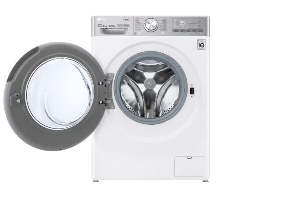 Washing Machine FL W/D 12/8 KG / 6 Motions / Direct Drive Motor / Wi-Fi / Steam / White color - Image 3