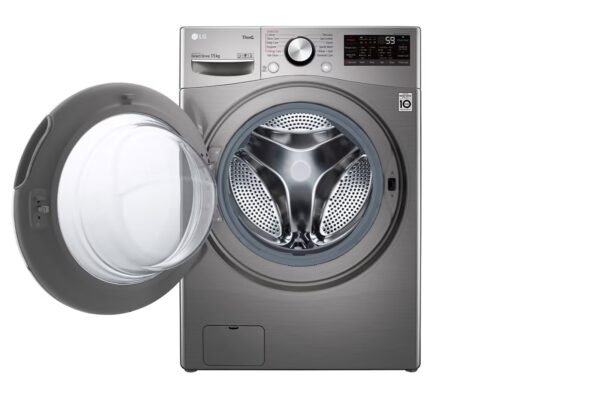 Washing Machine FL W/D 15/8 KG / Direct Drive Motor / Wi-Fi / Steam / Steel silver color - Image 16