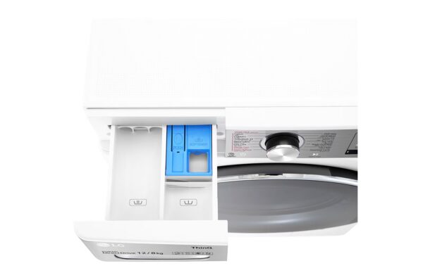 Washing Machine FL W/D 12/8 KG / 6 Motions / Direct Drive Motor / Wi-Fi / Steam / White color - Image 7
