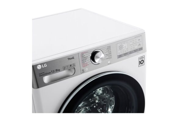 Washing Machine FL W/D 12/8 KG / 6 Motions / Direct Drive Motor / Wi-Fi / Steam / White color - Image 8