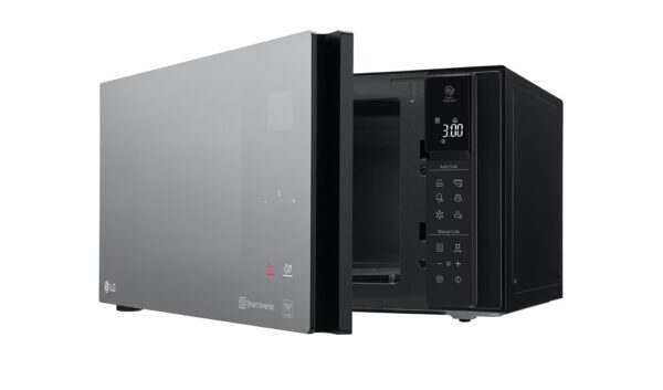 Microwave solo 42 Liter / Black Glass Door / Smart Inverter / Rotating Plate on 6 Wheels / Black color - Image 6
