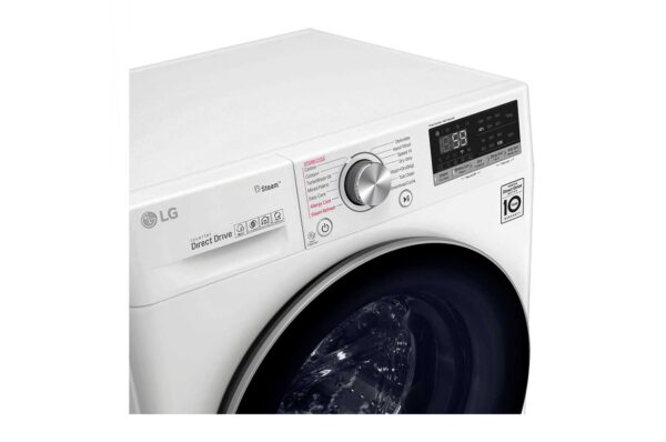 Washing Machine FL W/D 10.5/7 KG / 6 Motions / 1400 RPM / Direct Drive Motor / Wi-Fi / Steam / White color - Image 4