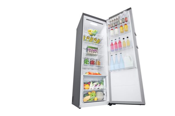 Fridge Single Door Upright 13.6 Cu ft. / Multi Air Flow / Fast Cooling / Inverter Compressor Silver color - Image 9