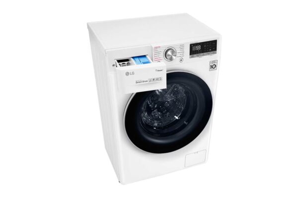 Washing Machine FL W/D 10.5/7 KG / 6 Motions / 1400 RPM / Direct Drive Motor / Wi-Fi / Steam / White color - Image 10