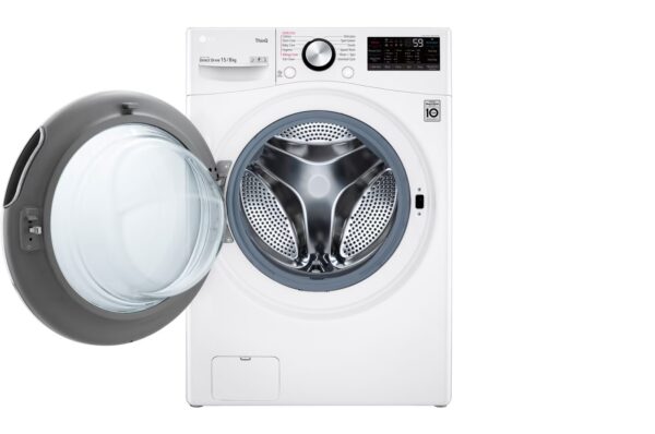Washing Machine FL W/D 15/8 KG / Direct Drive Motor / Wi-Fi / Steam / White color - Image 3
