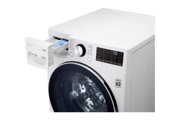Washing Machine FL W/D 15/8 KG / Direct Drive Motor / Wi-Fi / Steam / White color - Image 7