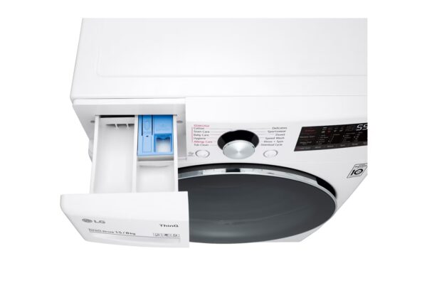 Washing Machine FL W/D 15/8 KG / Direct Drive Motor / Wi-Fi / Steam / White color - Image 8