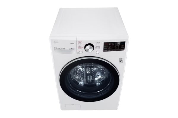 Washing Machine FL W/D 15/8 KG / Direct Drive Motor / Wi-Fi / Steam / White color - Image 11