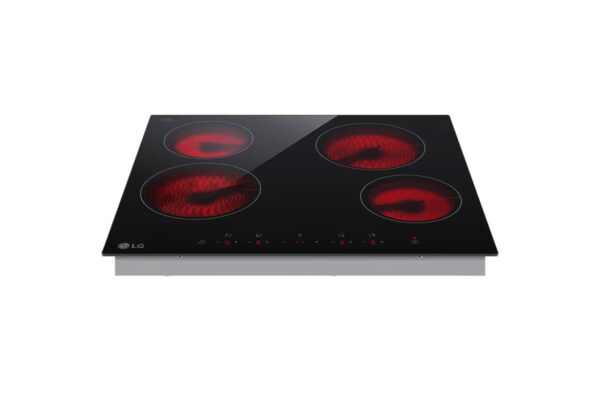 Built-in Electric Hob 60 cm / Multi-touch control button / Burner timer / Child safety lock / Hot plate indicator / Black color - Image 5
