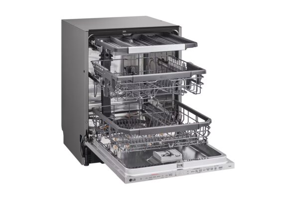 Built-in Dishwasher 14 place setting / Smart rack / Low noise / Dual wash logic / Turbo cycle / Direct Drive Motor / Steel color - Image 6