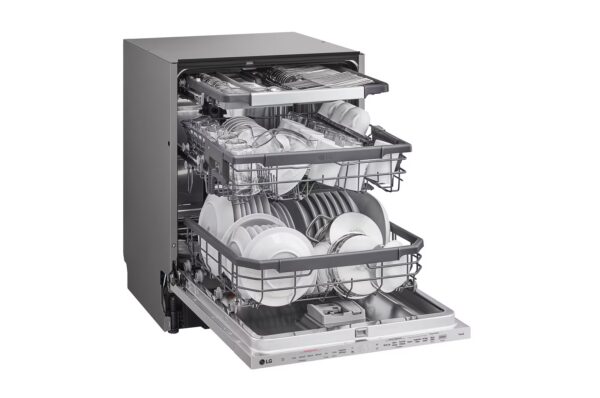Built-in Dishwasher 14 place setting / Smart rack / Low noise / Dual wash logic / Turbo cycle / Direct Drive Motor / Steel color - Image 7