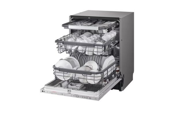 Built-in Dishwasher 14 place setting / Smart rack / Low noise / Dual wash logic / Turbo cycle / Direct Drive Motor / Steel color - Image 9