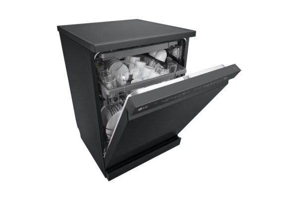 Dishwasher 14 place setting / Smart rack / Low noise / Dual wash zone / Turbo cycle / Direct Drive Motor / Black steel color - Image 7