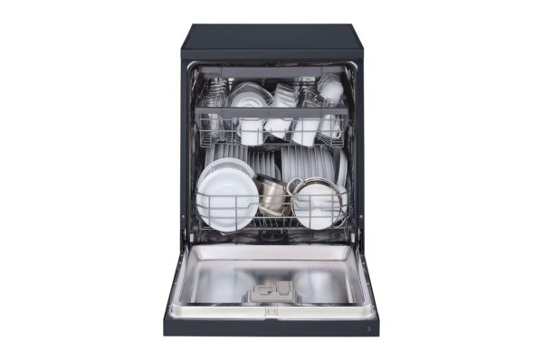 Dishwasher 14 place setting / Smart rack / Low noise / Dual wash zone / Turbo cycle / Direct Drive Motor / Black steel color - Image 3