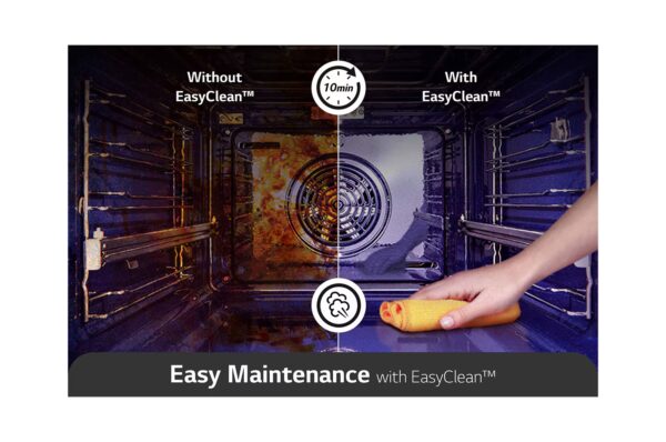Built-in Oven 76 liter /Air frying / Sous steam / InstaView / Easy cleaning / Wi-Fi / Energy saving / Black steel color - Image 12