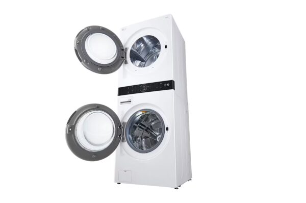 WashTower™ Front Load Single Unit with Center Control Panel 21 KG Washer & 16 KG Dryer / White color - Image 13