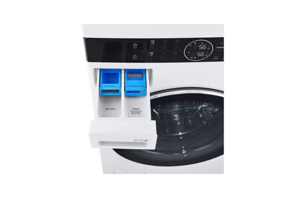 WashTower™ Front Load Single Unit with Center Control Panel 21 KG Washer & 16 KG Dryer / White color - Image 5