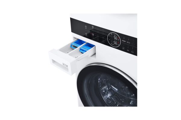 WashTower™ Front Load Single Unit with Center Control Panel 21 KG Washer & 16 KG Dryer / White color - Image 4