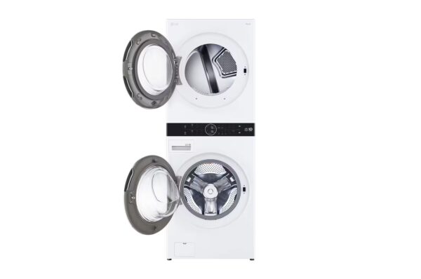 WashTower™ Front Load Single Unit with Center Control Panel 21 KG Washer & 16 KG Dryer / White color - Image 3