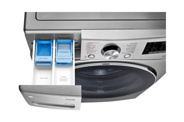 Washing Machine FL W/D 21/12 KG /Direct Drive/WiFi/Turbo Wash/Steam / Silver color - Image 7