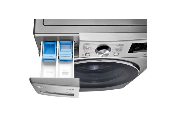 Washing Machine FL W/D 19/12 KG / Direct Drive Motor / Wi-Fi / Steam / Turbo Wash / Steel silver color - Image 6