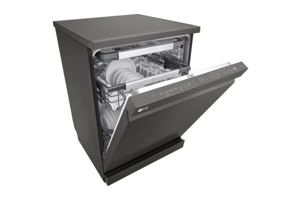 Dishwasher 14 places / Smart rack / Less noise /, Dual wash logic / Turbo cycle / Direct drive motor / Black color - Image 6