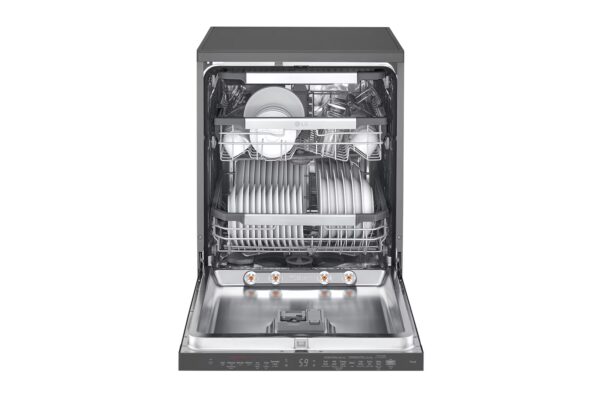 Dishwasher 14 places / Smart rack / Less noise /, Dual wash logic / Turbo cycle / Direct drive motor / Black color - Image 4