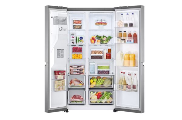 Refrigerator Side by Side 28.2 Cu.ft. / Hollow Handle / Hygiene Fresh / Wi-Fi, Steel color - Image 3