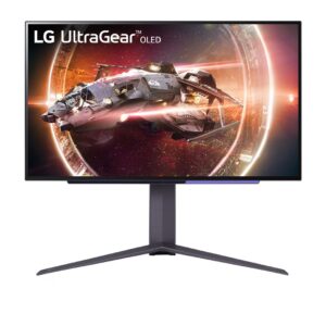 شاشة ألعاب UltraGear™ OLED QHD مقاس 27 بوصة وتردد 0.03 مللي ثانية متوافقة مع G-Sync مع HDR أسود حقيقي 400