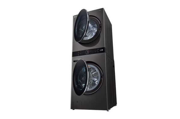 ⁦وحدة واحدة تحميل أمامي LG WashTower ™ مع لوحة تحكم بالمنتصف 21 كجم غسالة و 16 كجم مجفف / اسود⁩ - الصورة ⁦13⁩