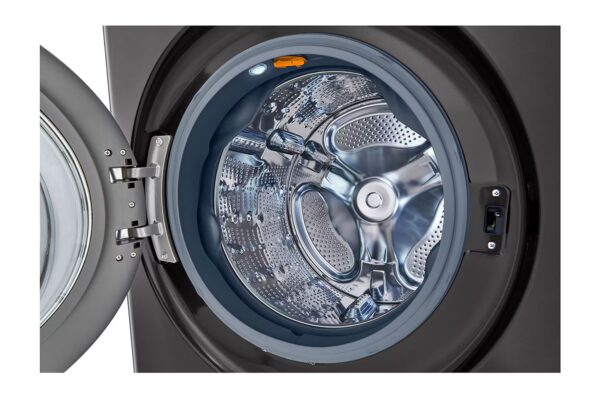 ⁦وحدة واحدة تحميل أمامي LG WashTower ™ مع لوحة تحكم بالمنتصف 21 كجم غسالة و 16 كجم مجفف / اسود⁩ - الصورة ⁦8⁩